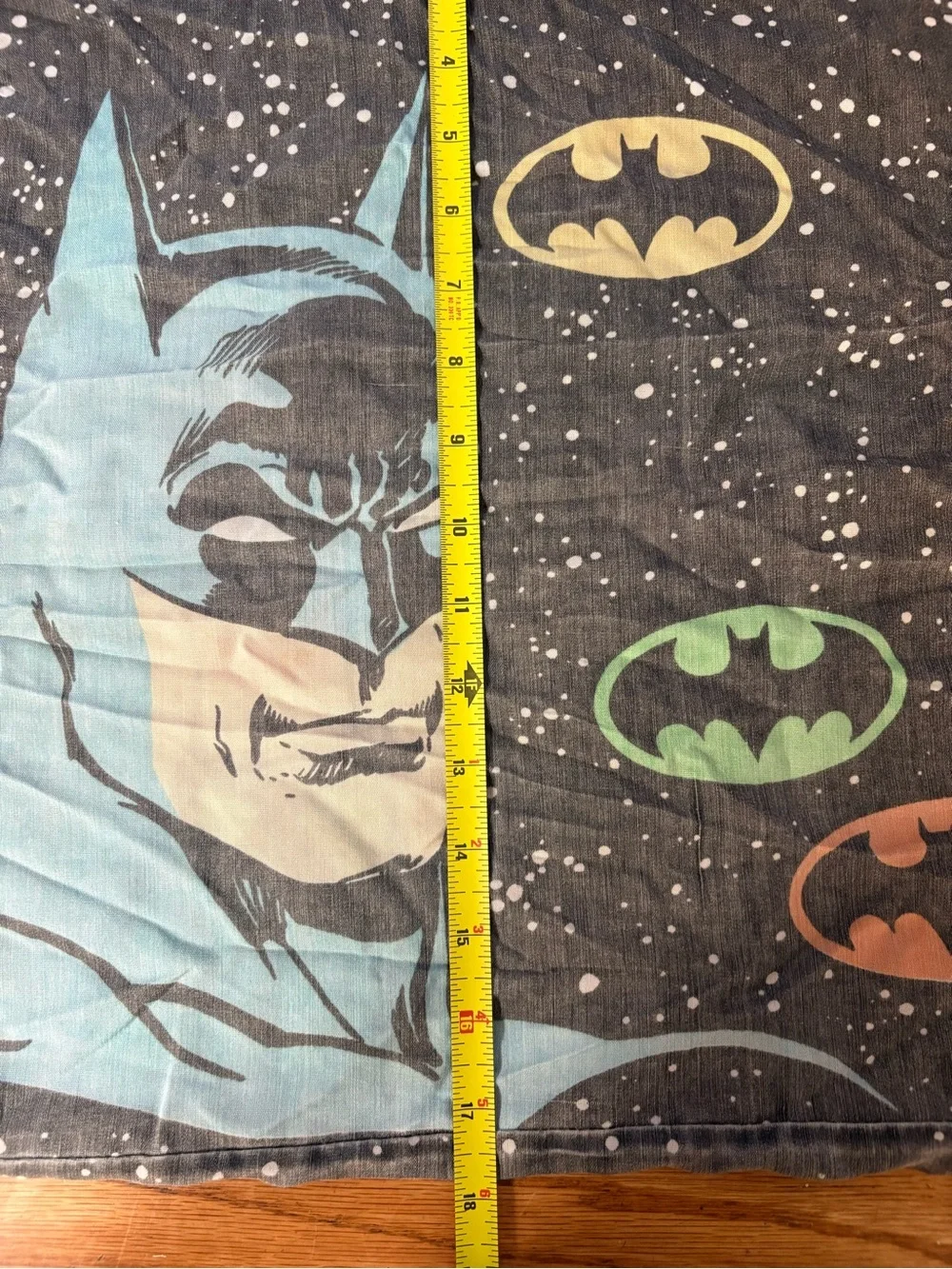 Vintage 1989 DC Batman and Joker Double Sided Pillow Case